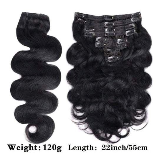 Body Wave Clip in Hair Extensions